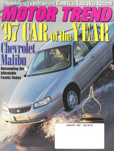 MOTOR TREND 1997 JAN - SUPER TRUCKS, Z-SPORT, COBRAS -2 COVERS*